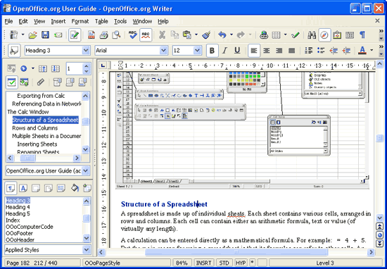 OpenOffice.org 2.10 Fina бесплатная замена MS Office.
