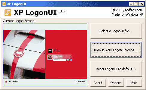  Windows XP -    -     Logon-Screen