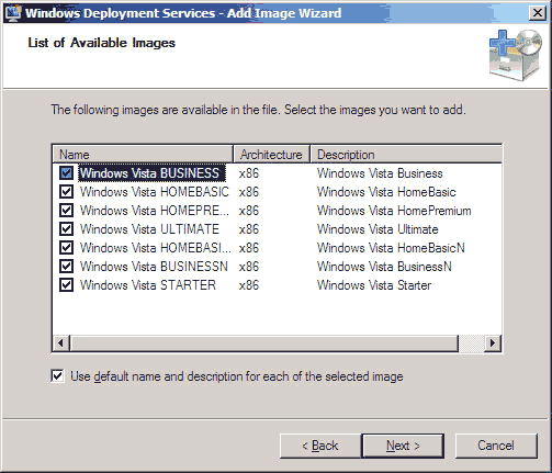  Windows Vista         WDS
